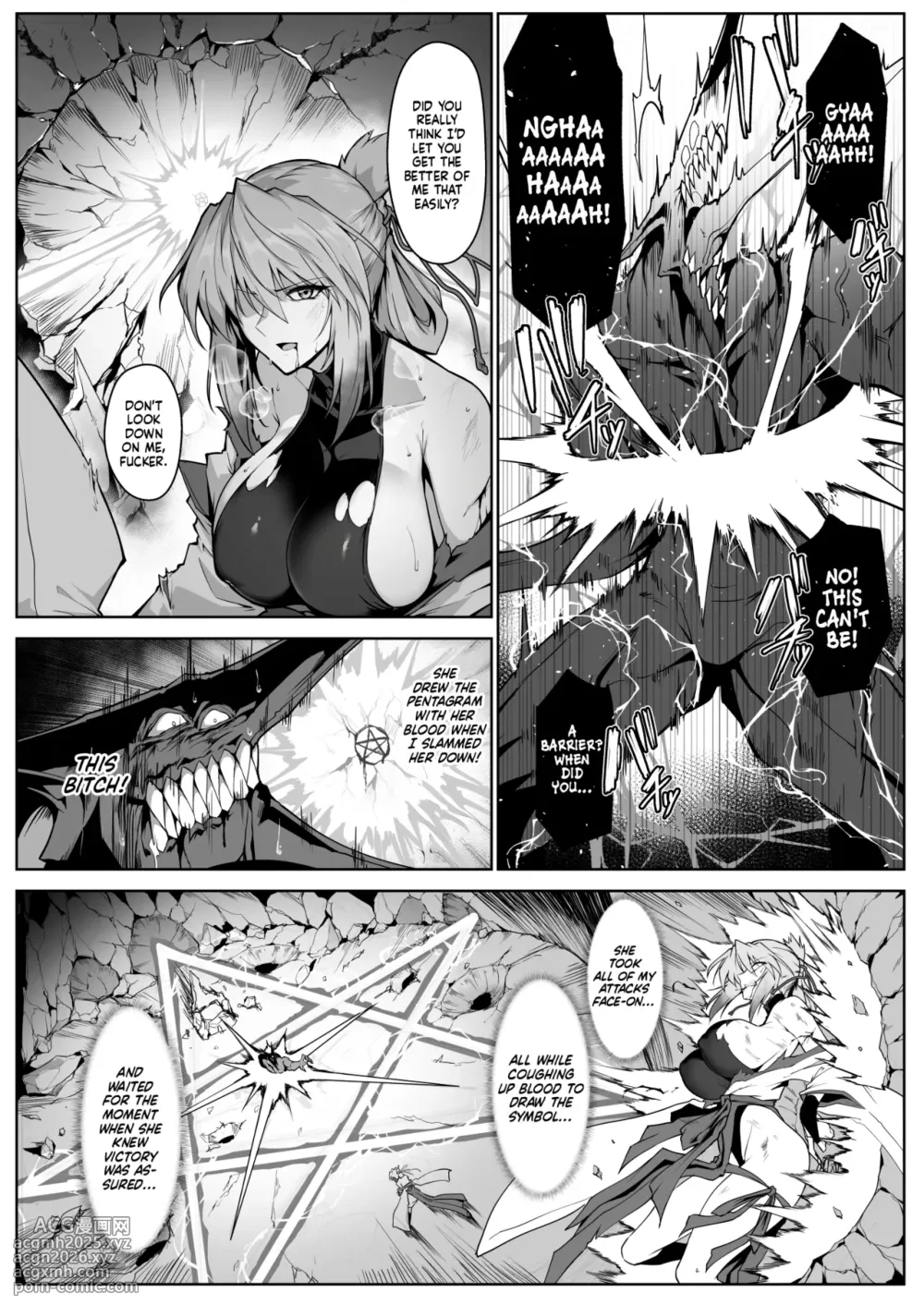 [Hokkebain! (Halcon)] Hama no Miko Ingoku ni Otsu 2 | Exorcist Maidens 2: The Fall to Lustful Hell [English] [Shiromaru] [Digital]-35