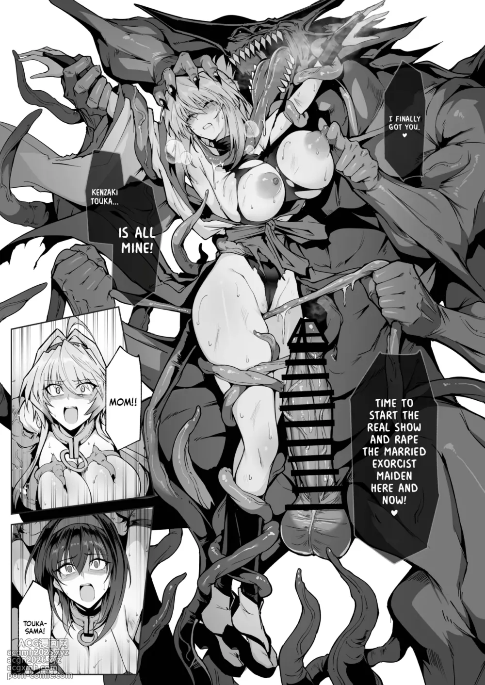 [Hokkebain! (Halcon)] Hama no Miko Ingoku ni Otsu 2 | Exorcist Maidens 2: The Fall to Lustful Hell [English] [Shiromaru] [Digital]-40