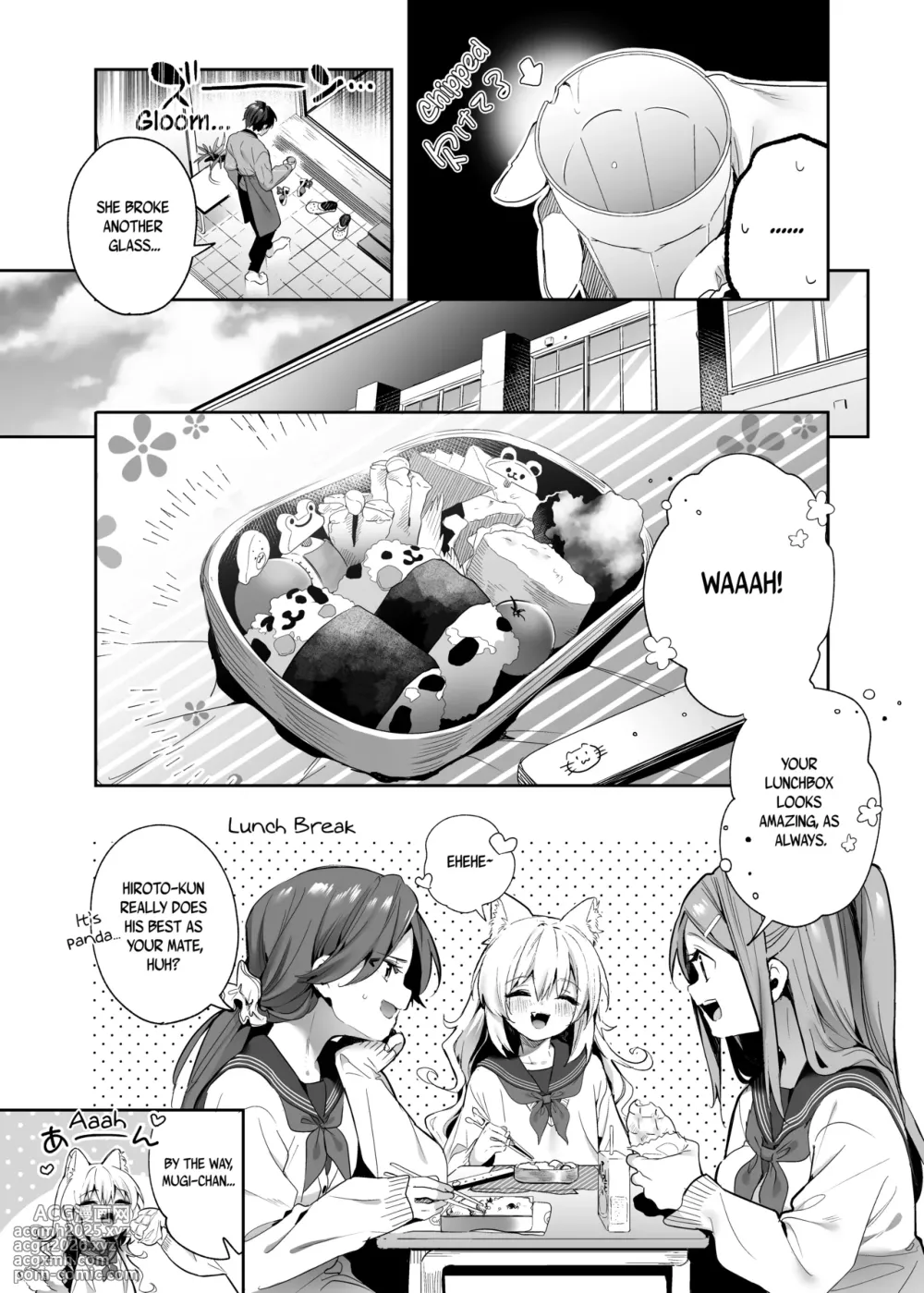 [Ringo no Naru Ki (Kise Itsuki)] Mugi no Ongaeshi -Gakuseihen- | Mugi's Repayment -Student Arc- [English] [Vivid Rabbit Translation] [Digital]-8