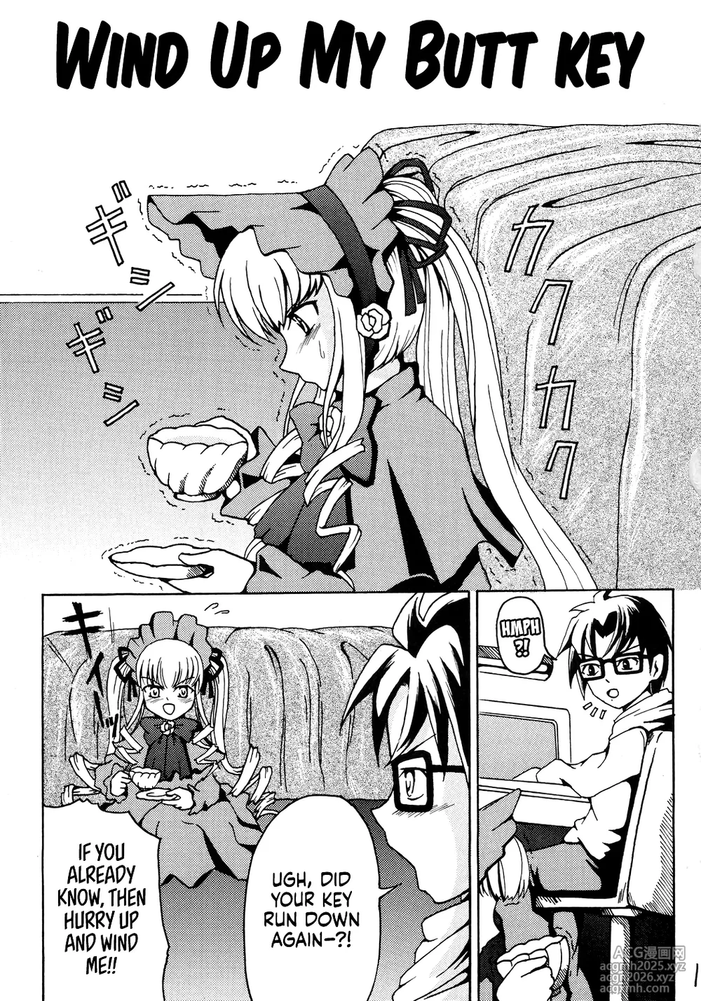[Himitsu Doyoubi (Matsutaka Zon)] Oshiri no Neji wo Maite (Rozen Maiden) | Wind Up My Butt Key (Rozen Maiden) [English] [Castle TL]-2