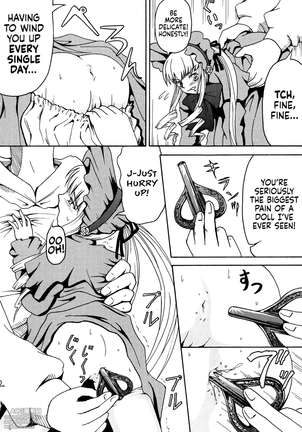 [Himitsu Doyoubi (Matsutaka Zon)] Oshiri no Neji wo Maite (Rozen Maiden) | Wind Up My Butt Key (Rozen Maiden) [English] [Castle TL]-3