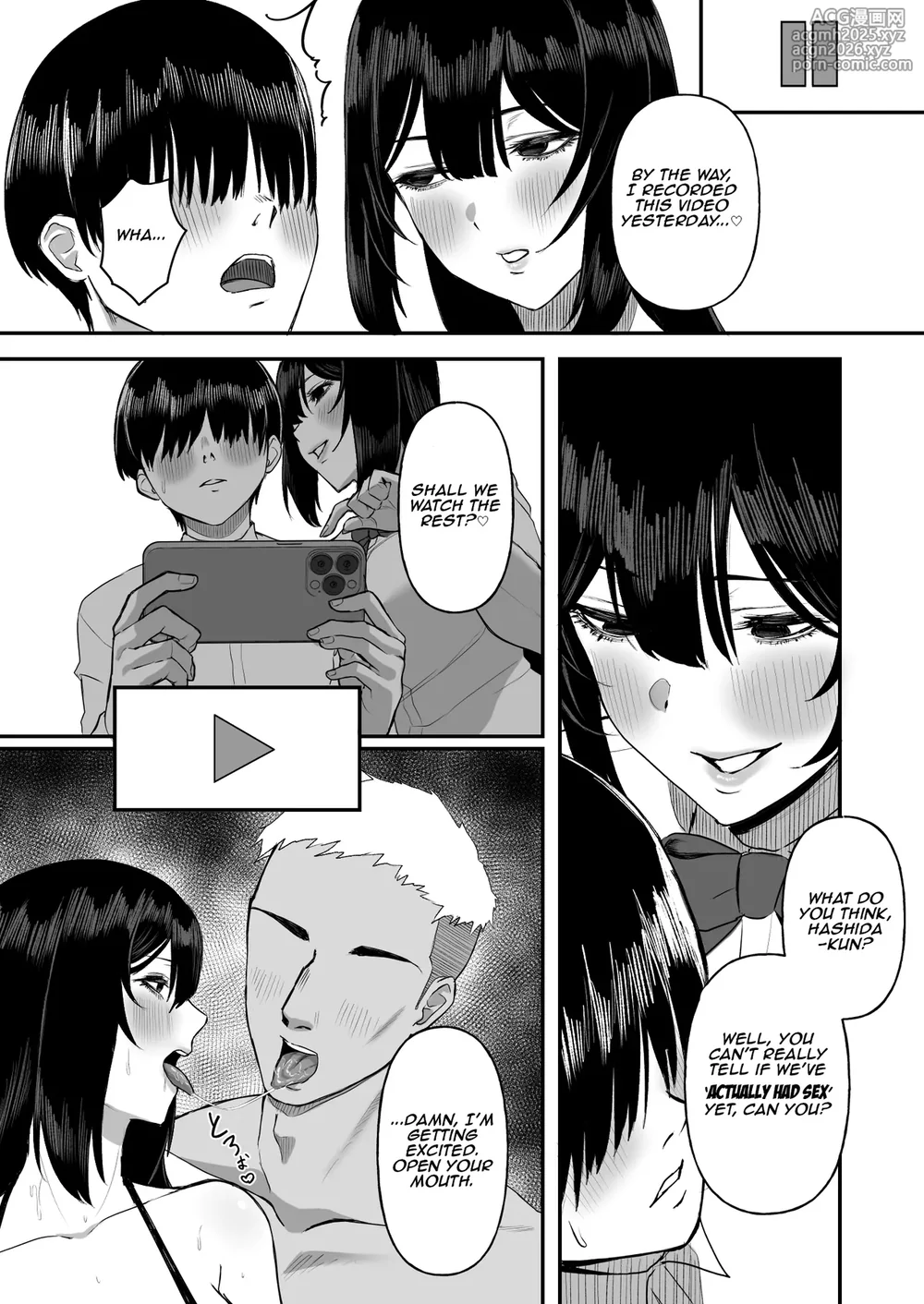 [Ore no Sasakure (Gamogamo)] Ai no Omoi Kanojo wa Boku no Tame ni Hamedori o Tottekitekureru | My obsessively devoted girlfriend records a sex video for me [English] [Aishi21]-18