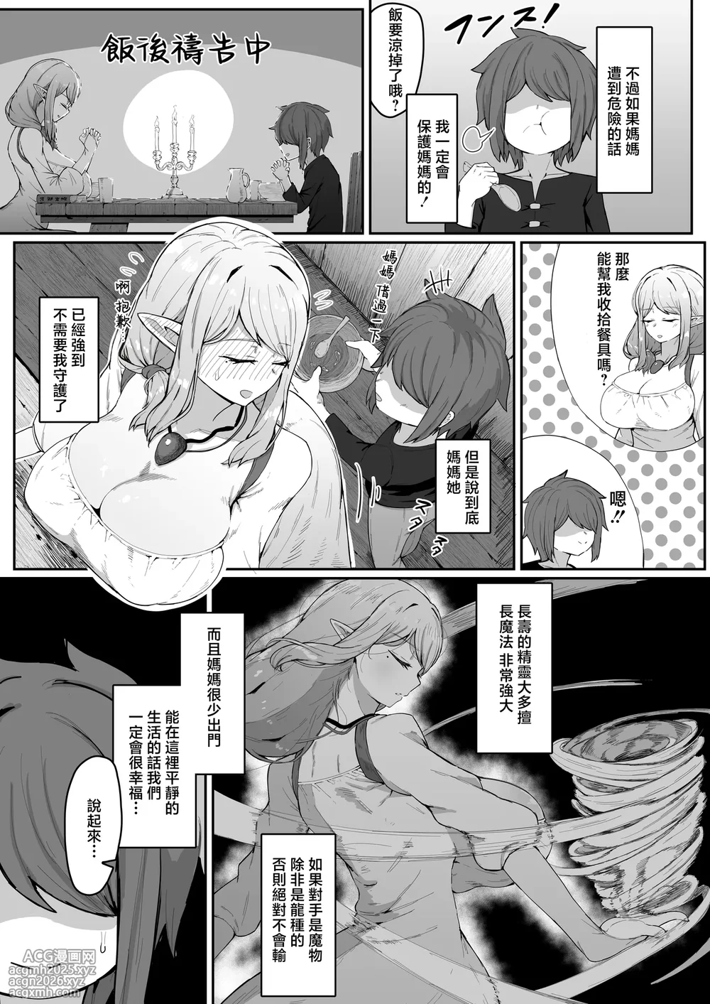 [Muru no Honbako] Elf no Haha to Haramu made | 直到讓精靈母親懷孕為止 [Chinese]-10