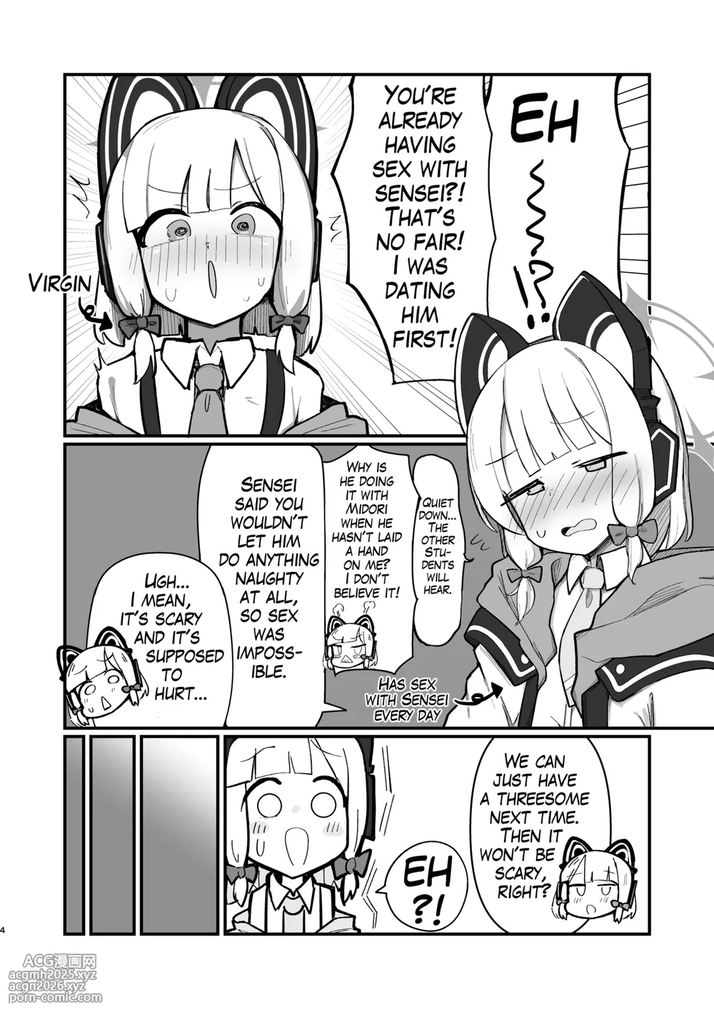 [Pikapika Hallucinate (Genesis)] Saiba Shimai Matomete Haramaseru Hon | Impregnating the Saiba Sisters (Blue Archive) [English] [Digital]-3