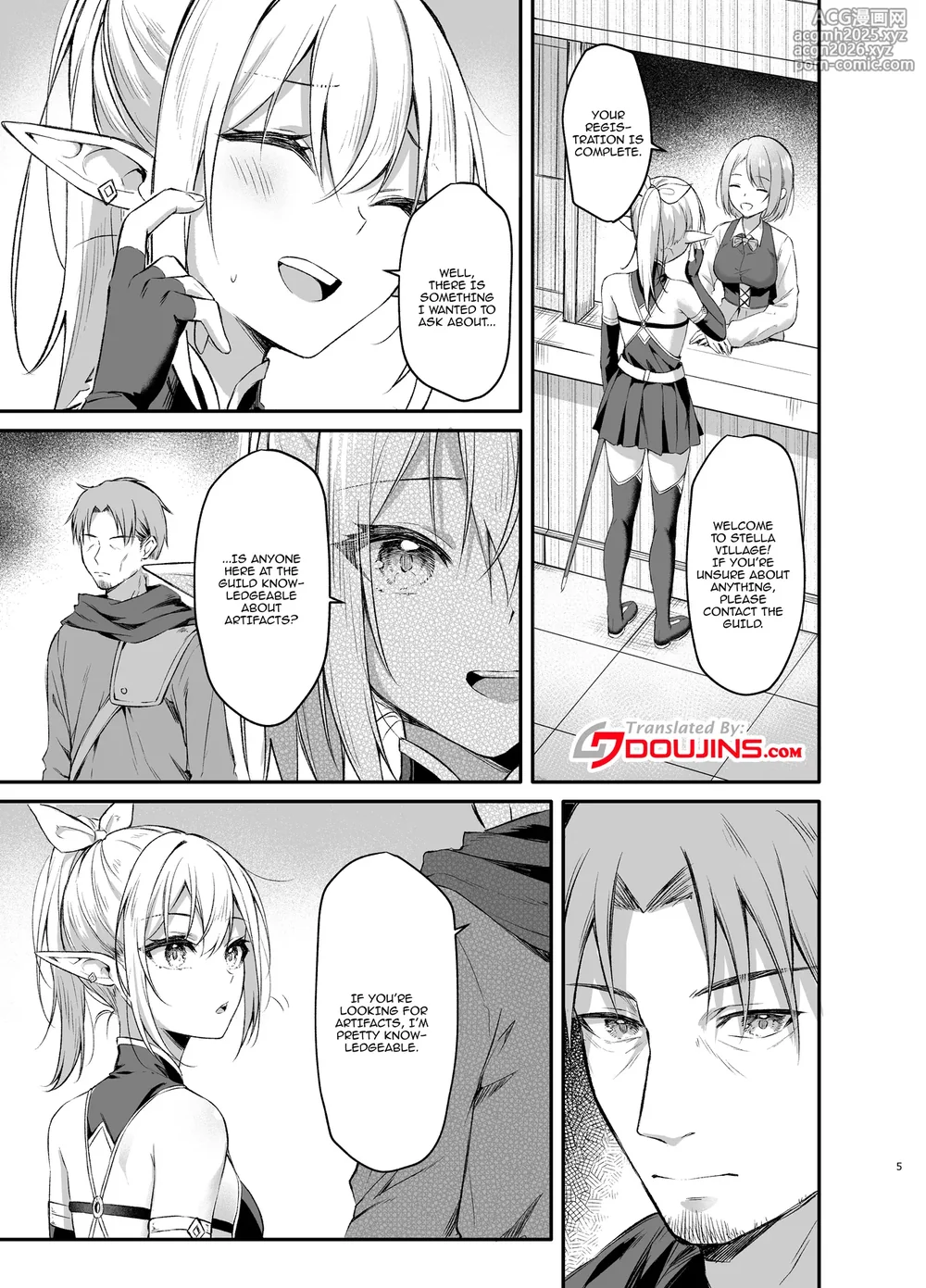 [Tai Doujinshi Doukoukai (Anjaku112)] Elf-chan no Saimin Yubiwa Monogatari / Story About Using a Hypnosis Ring on An Elf [Digital]  [English] {Doujins.com}-5