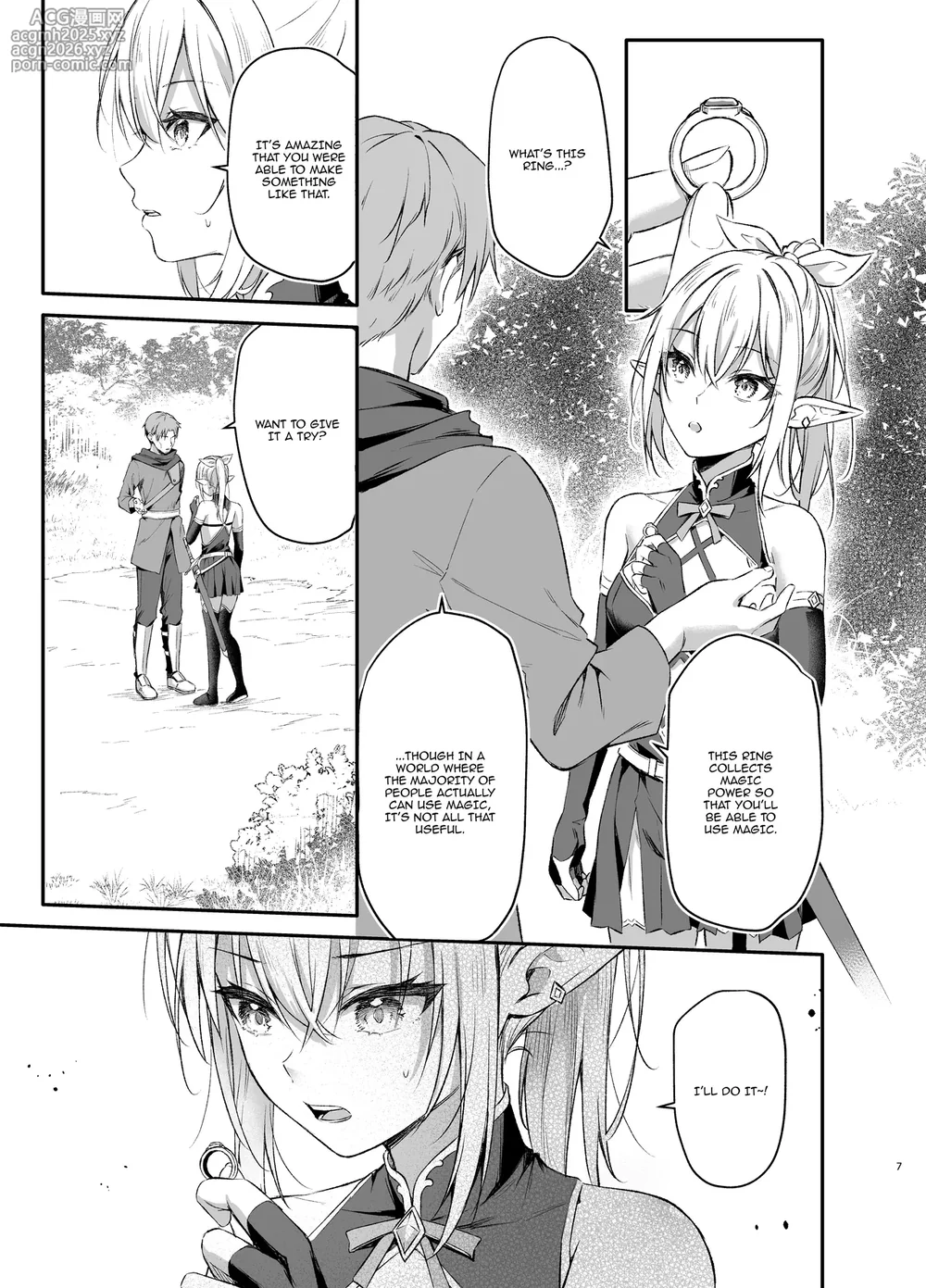 [Tai Doujinshi Doukoukai (Anjaku112)] Elf-chan no Saimin Yubiwa Monogatari / Story About Using a Hypnosis Ring on An Elf [Digital]  [English] {Doujins.com}-7