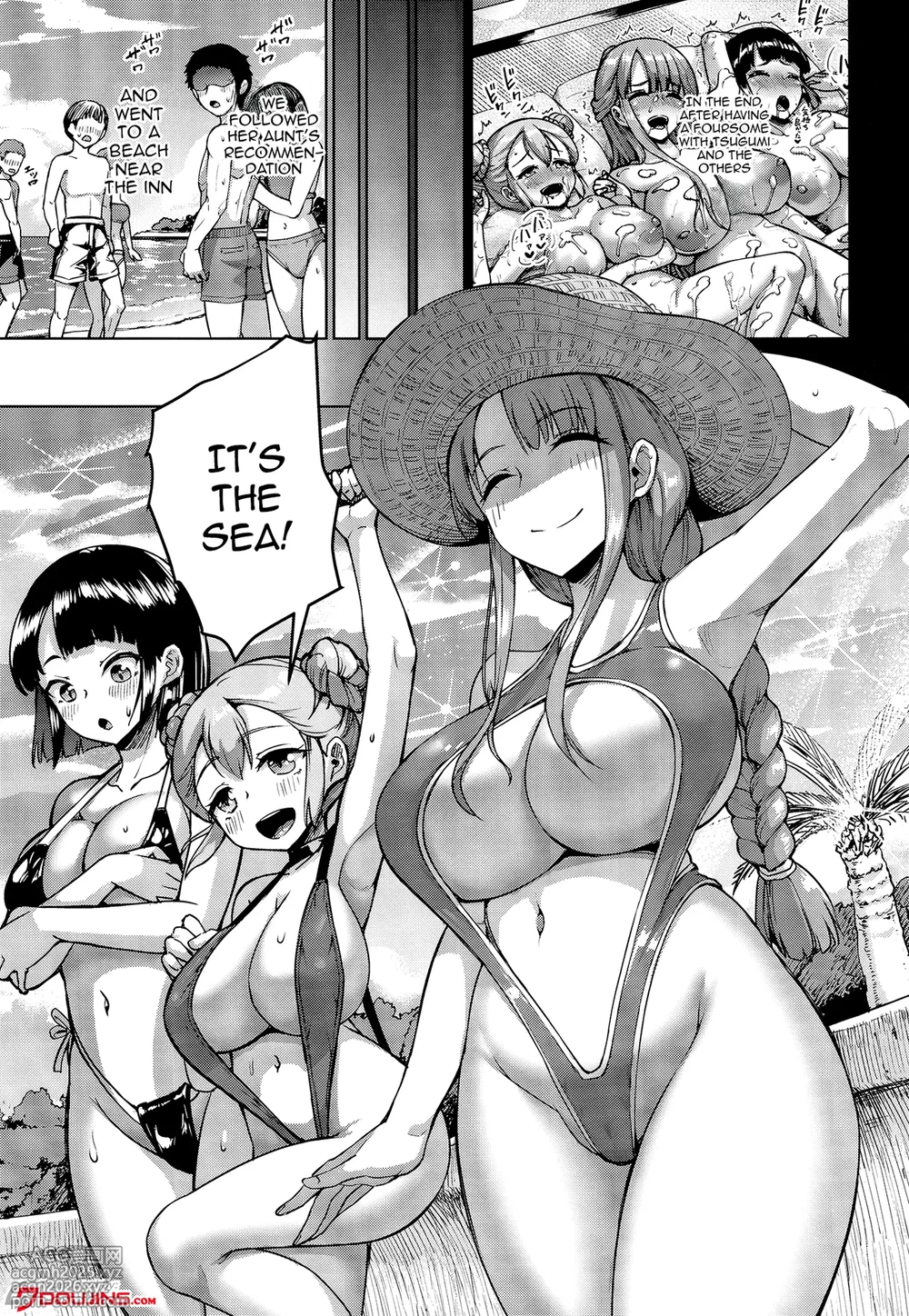 [Zetsubou Shiromuji (Shousan Bouzu)] Kyonyuu no Oyako ni Osewa ni Nattemasu. ~Extra Hen~ / Getting To Fuck Both Big Breasted Mother and Daughter - Extra Edition  [English] {Doujins.com}-2