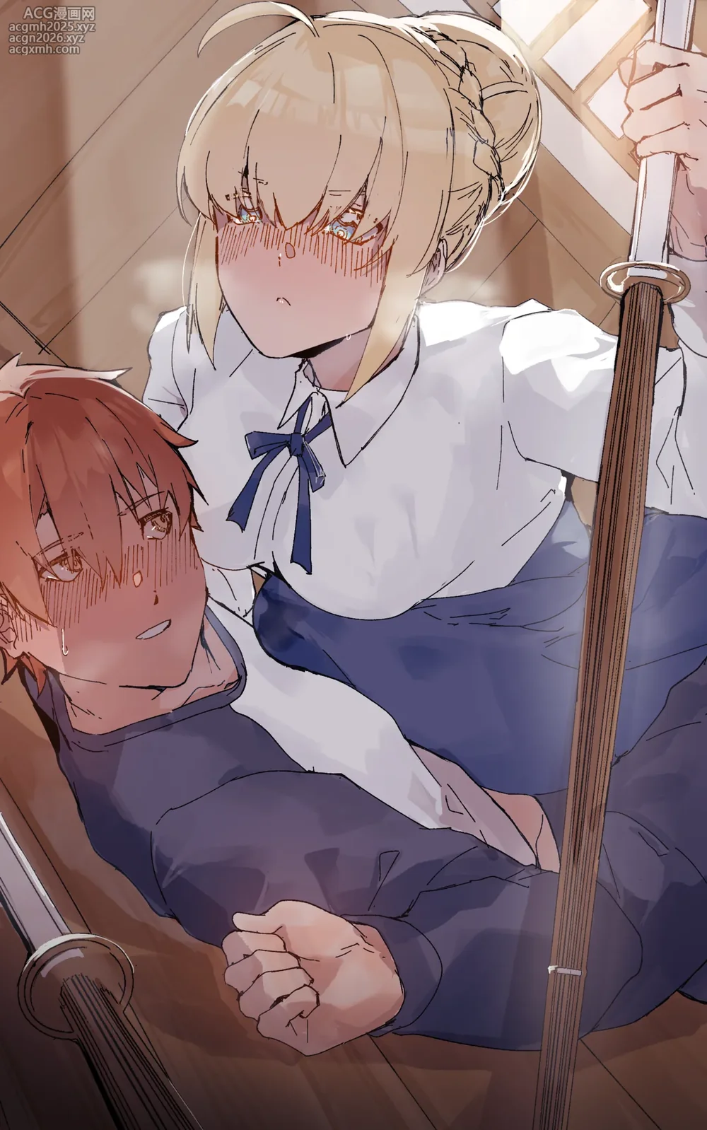 [Angel] Sword and Sheath. Saber x Shirou (Fate/stay night)-1