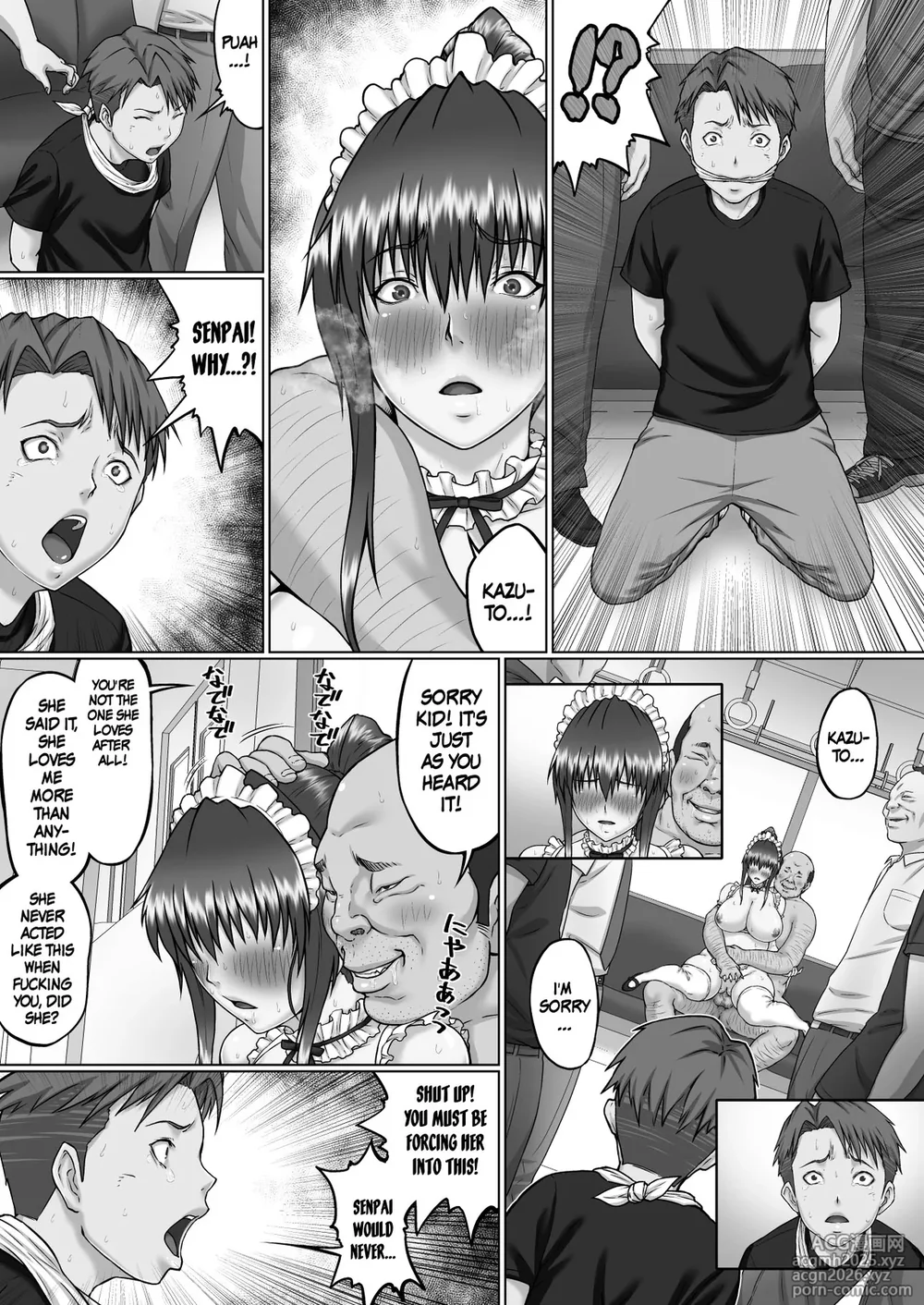 [ClimbCrown] Nakadashi Oji-san ni Nerawareta Mesu wa Nigeru Koto ga Dekinai ~Senaga Saki Hen Vol. 4~ | A Woman Can't Get Away After Being Targeted By This Horny Old Man ~Senaga Saki Vol.4~ (Kuro Beta Shuusei ver.Shuuroku) [English] {Doujins.com} [Decensored]-40