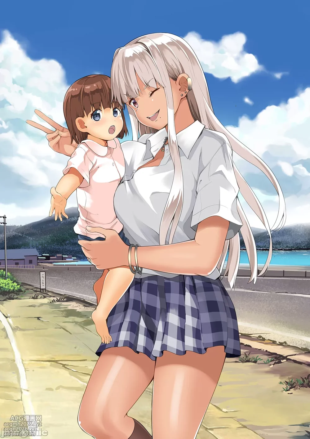 [Sweet Avenue (Kaduchi)] Zoku Inaka no Kuro Gal JK to Kekkon Shita Nichijou [Chinese] [禁漫漢化組] [Digital]-43