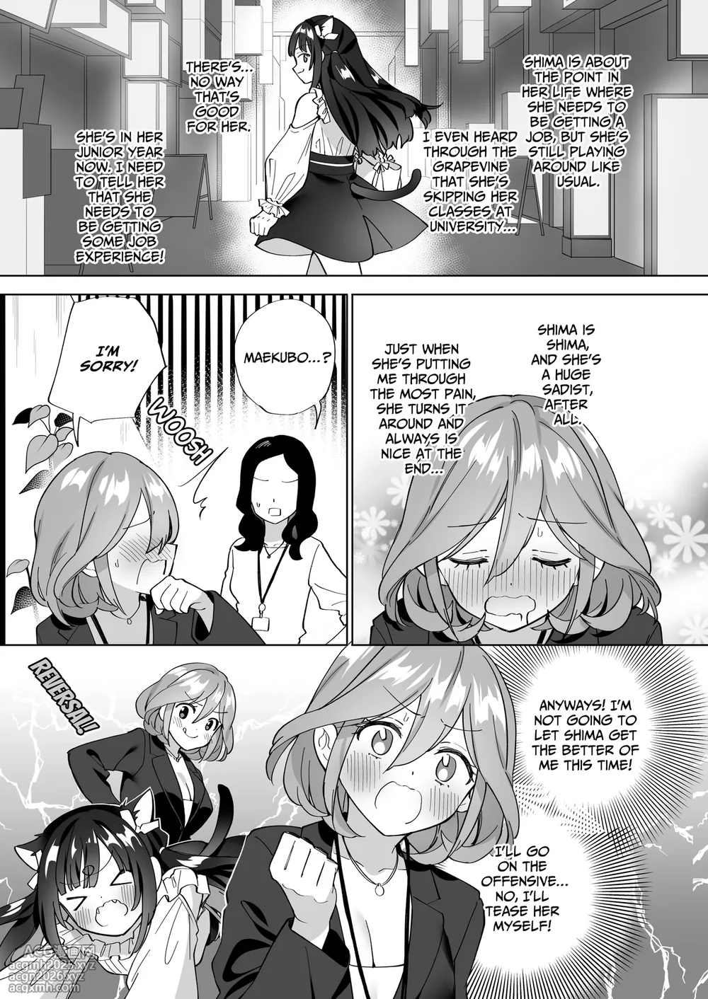 [Gutsutoma (Tachi)] Do-M Dame Kaishain no Megumun wa Do-S Himo Jiraikei no Shima-chan ni Gyakuten shitai ※ Dekimasen | Masochist Office Lady Megumun Wants To Turn the Tables on Shima the Landmine Sadist (but can’t) [English] [IXIA WORKS] [Digital]-10