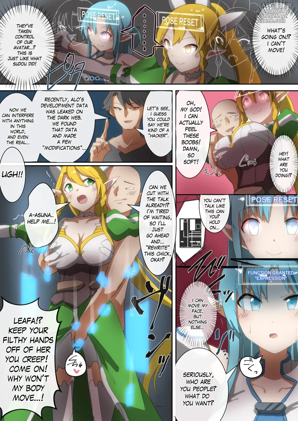[Hyoui Lover (Rim)] SAO Asuna & Leafa Body Jack [English]-2