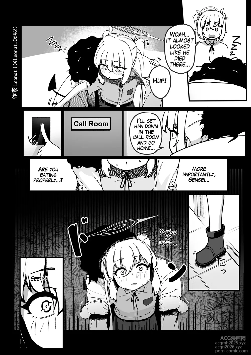 [Leonat] Yakin Sensei to Osewa Gakari | Night Shift Sensei and His Caretaker Part 1 (Blue Archive) [English]-4