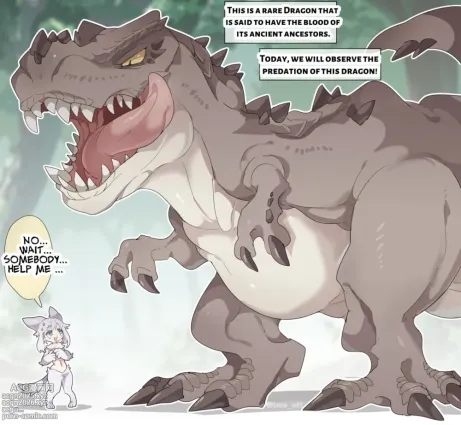 Dinosaur-shaped dragon VORE