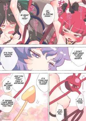 Orin and Okuu can&#039;t hold back and cum all over the place while being trained by Satori-sama