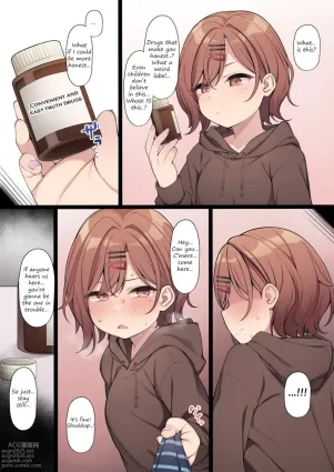 Madoka-chan makes use of a convenient bottle of medicine