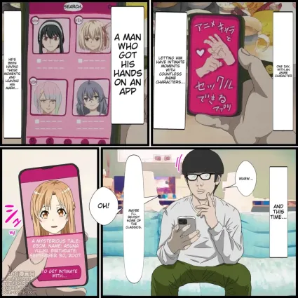 Anime Chara to Sex Dekiru Appli 14, Asuna Hen
