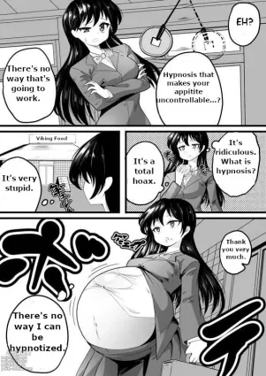 A girl who gets hypnotized and can&#039;t control her appetite