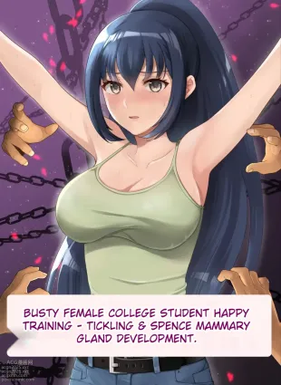 Kyonyuu Joshidaisei Kairaku Choukyou -Kusuguri &amp; Spence Nyuusen Kaihatsu-