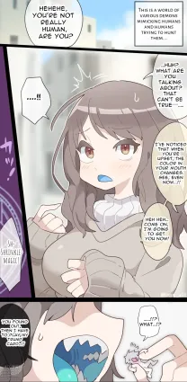 A vore manga where you are shrunk by a girl with blue mucous membranes and then swallowed whole