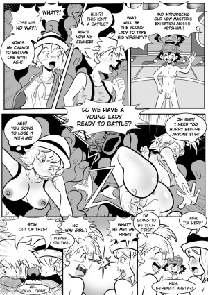 Ash&#039;s sex battle with Pokegirls