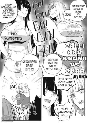Calli &amp; Kronii vs Gura