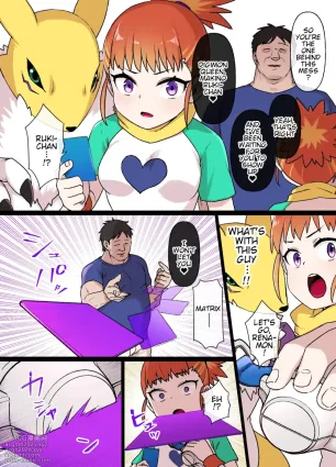 Digimon Brainwashing Makino Ruki &amp; Renamon