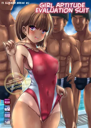 ~TS Natsuyasumi~  Joshi Tekisei Hyouka Suit  | TS Summer Break #1 Girl Aptitude Evaluation Suit