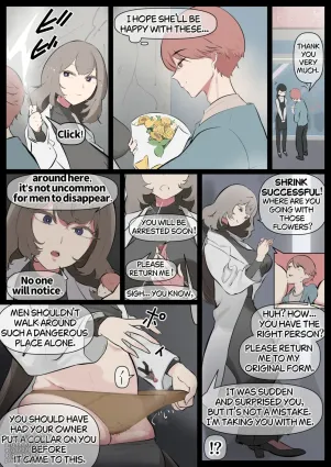 Shukushousarete Pantsu no Naka o Souji Saserareru Manga | Shrunken and Forced to Clean the Inside of Her Panties